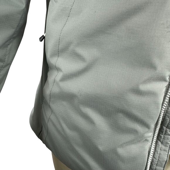 OUTDOOR RESEARCH Gray Refuge Hooded Insulated Jacket Women's Size XS Hiking - Picture 9 of 14